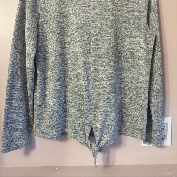Talbots Sparkly Longsleeve Top Gray Women Size L - Picture 3 of 6